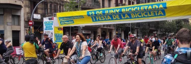 Bicicletada y fiesta de la bicicleta BCN 2016